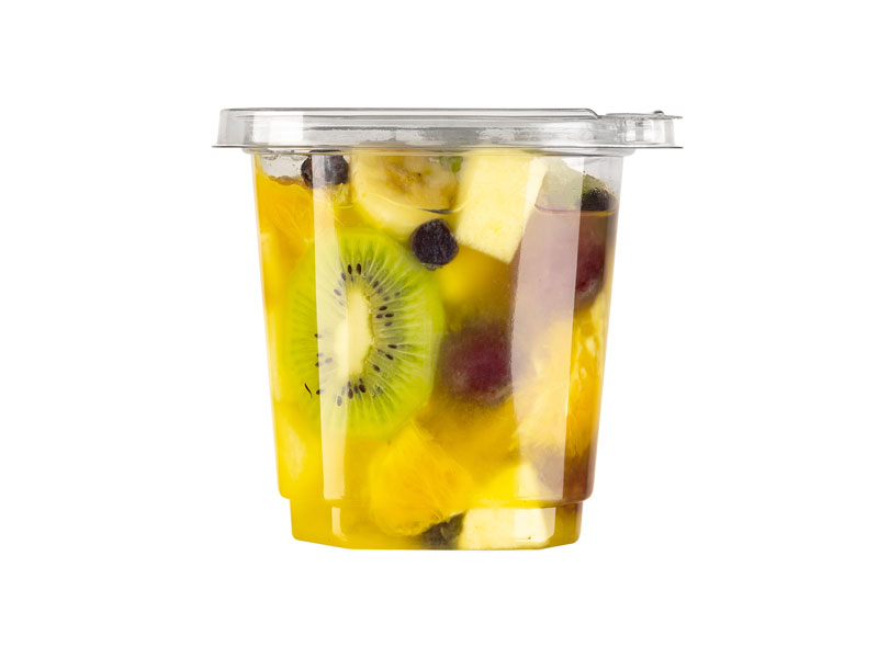 Pote Plastico Descartable 500 Gr Tapa Ensalada Fruta X 100u