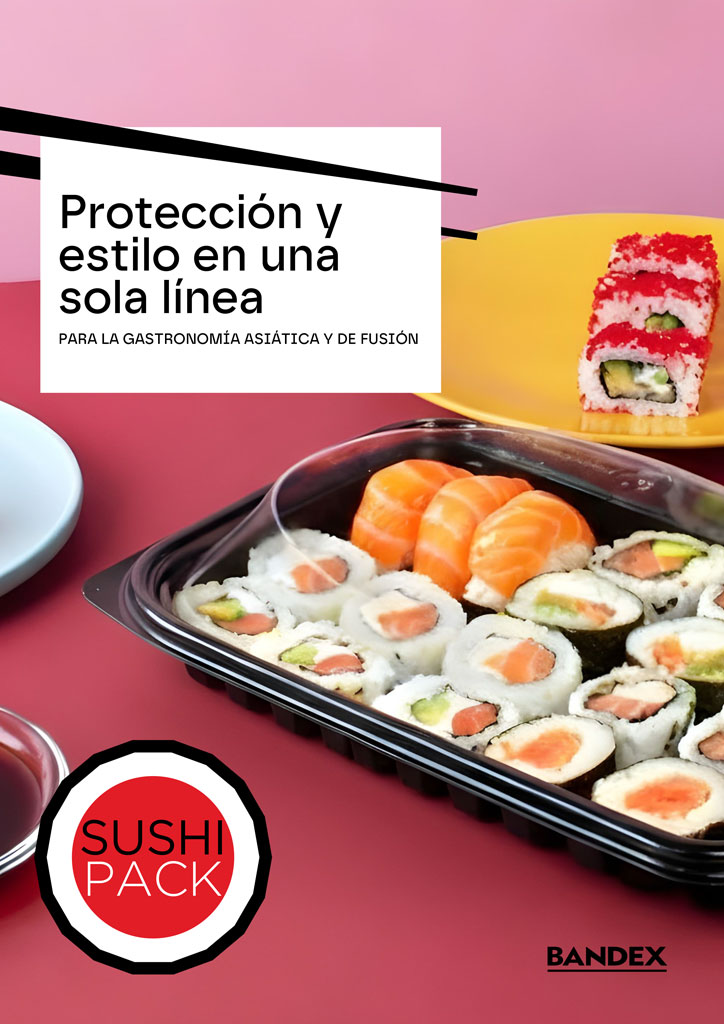 Folleto línea sushi