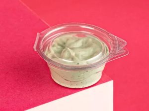 Hinged Sauce Container